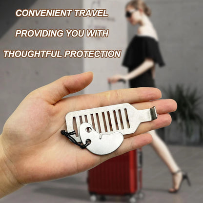 Hotel room security door lock tool for traveler protection