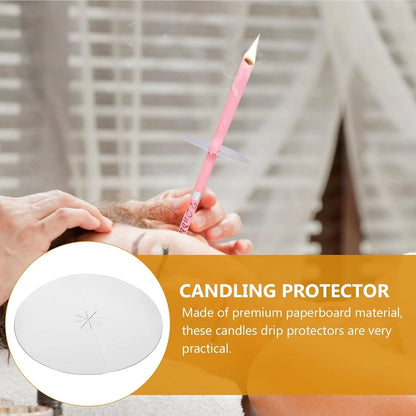Hygienic ear protection disk material designed for safe use