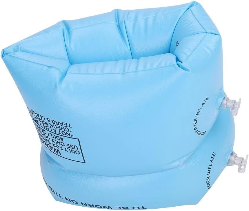 Inflatable swimming arm bands used at beach and pool