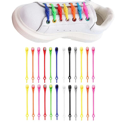 Kids and adults wearing shoes with no tie laces system