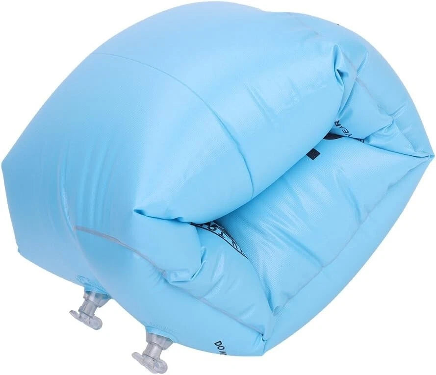 Close-up of kids pool float rings inflatable design