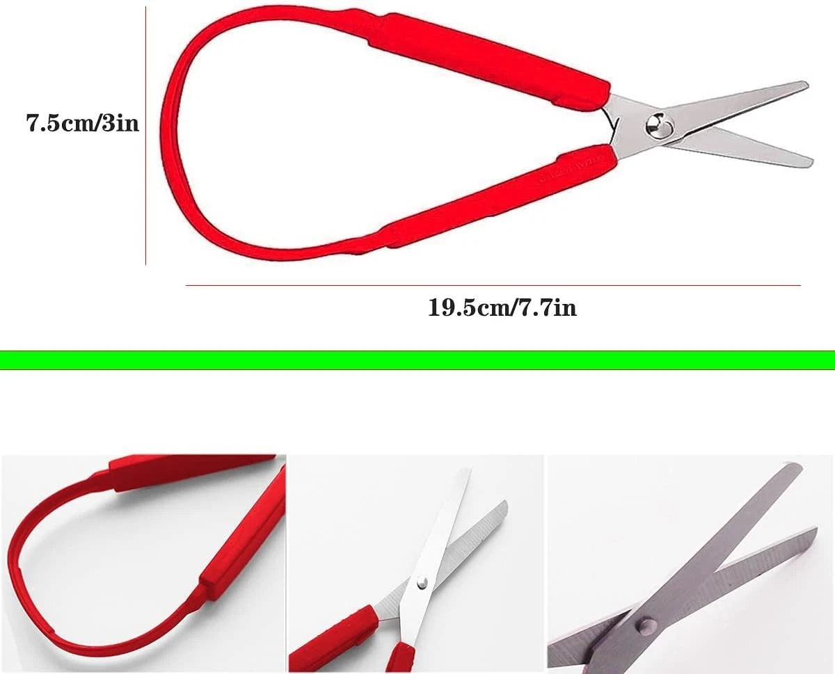 Kids school scissors with easy grip handles