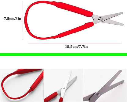 Kids school scissors with easy grip handles