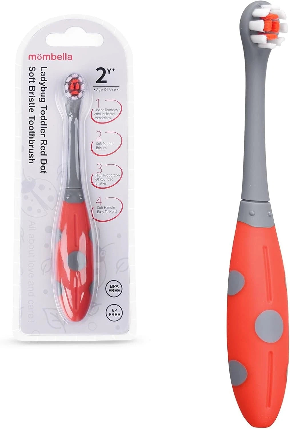 Kids silicone toothbrush soft bristles for toddler oral care