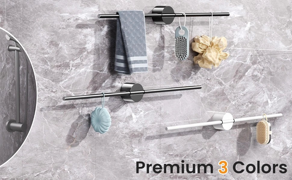 Kitchen towel rack wall installation for easy access