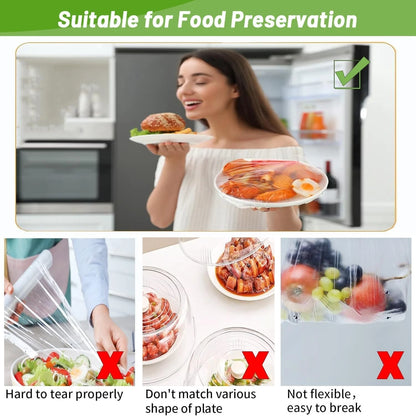 Kitchen wrap food cover bags used for meal prep and storage
