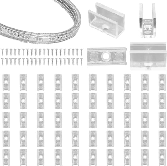 LED neon light mounting clips for 5-6mm strip lighting