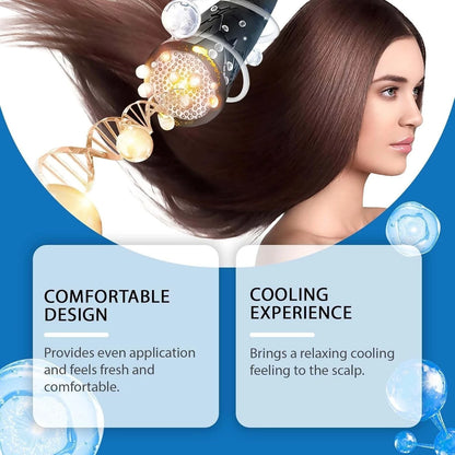 Lightweight non greasy hair serum for daily scalp care