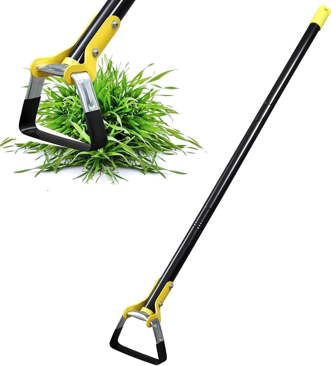 Long handle garden hoe weeder tool for soil and weed removal