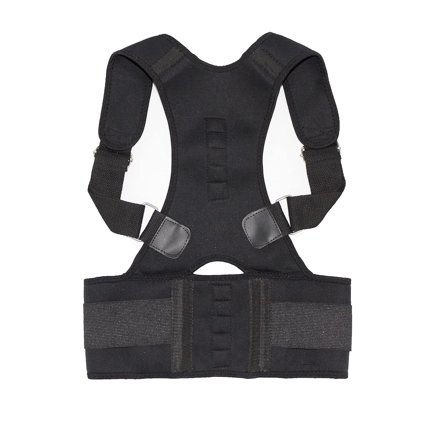 Adjustable lumbar support belt straps for comfortable secure fit