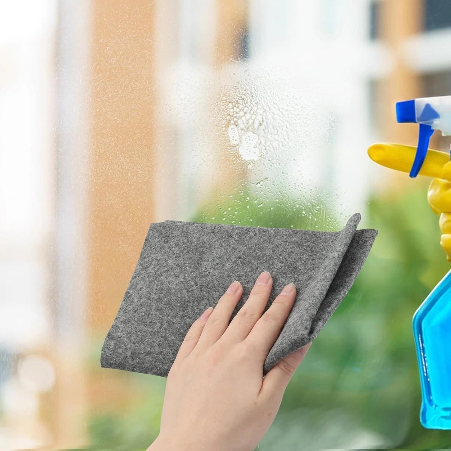Magic cleaning cloth used for car interior detailing and wiping surfaces