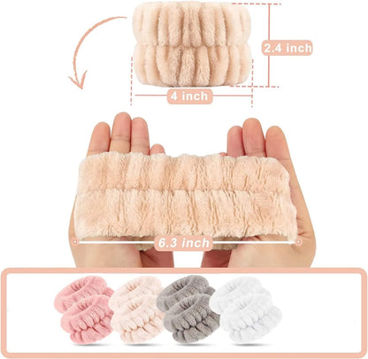 Makeup face washing wristband preventing water dripping