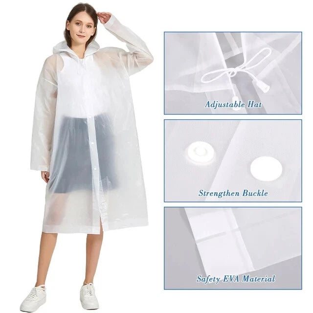 Men and women waterproof rain coat for UK weather use