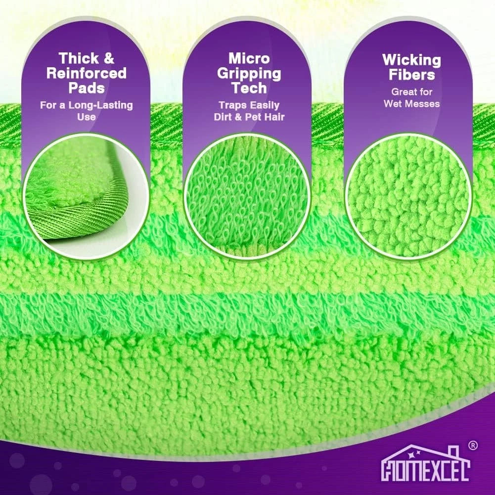 Mop pad attachment system designed for Flash Powermop use
