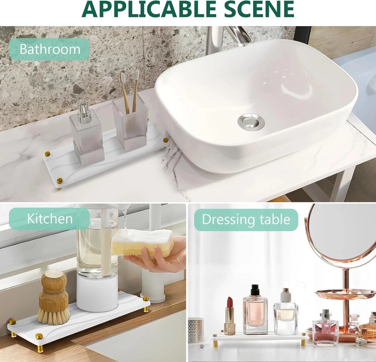 Multi purpose sink storage holder for home organization