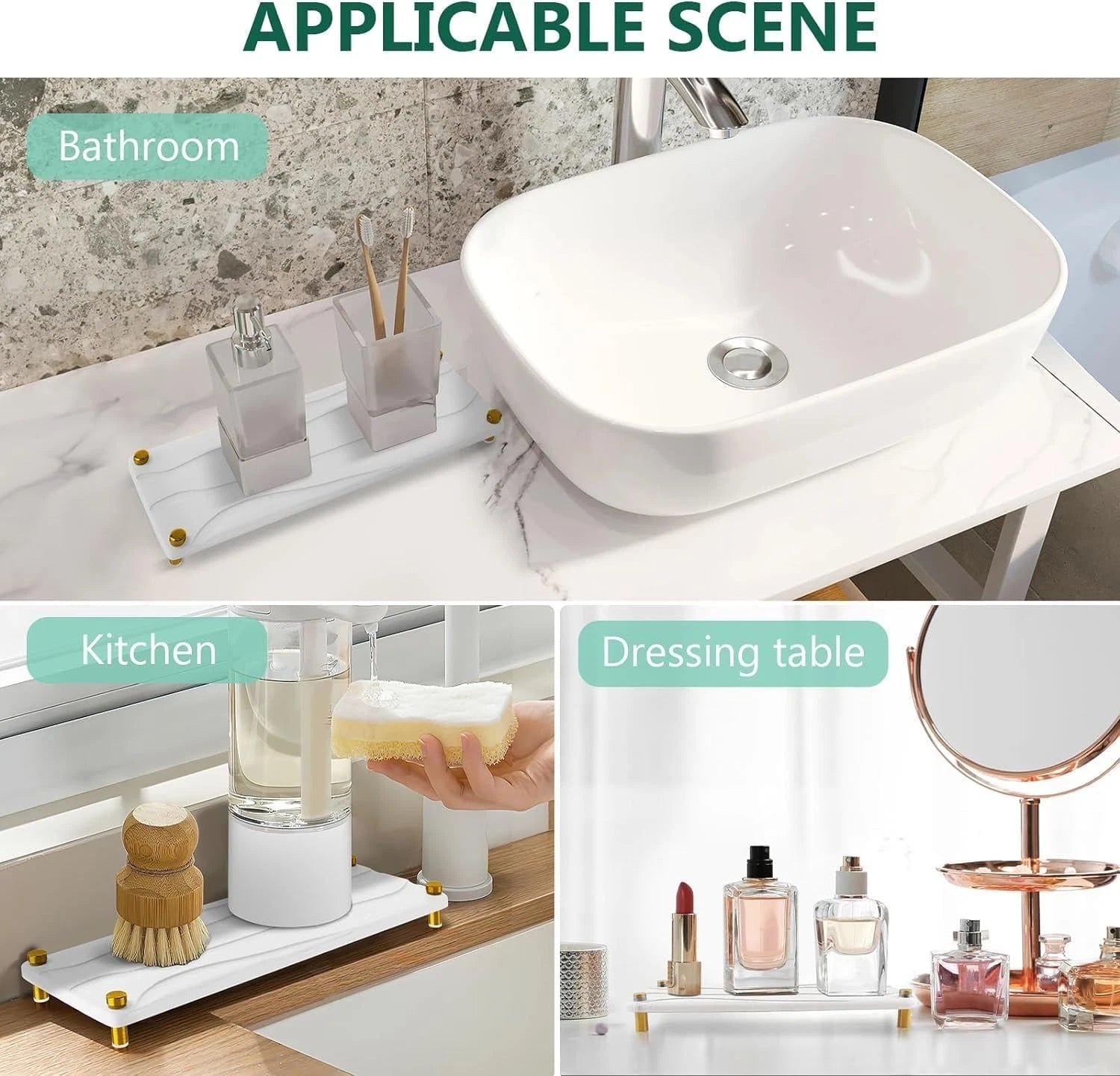 Multi purpose sink storage holder for home organization