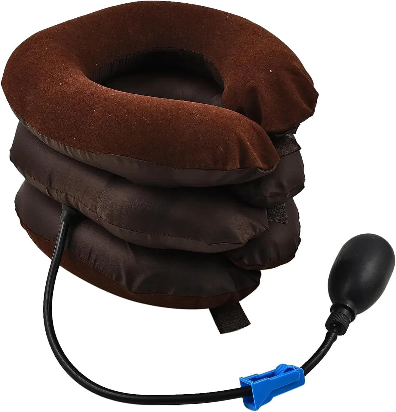 Lightweight material of neck traction device for comfortable wear