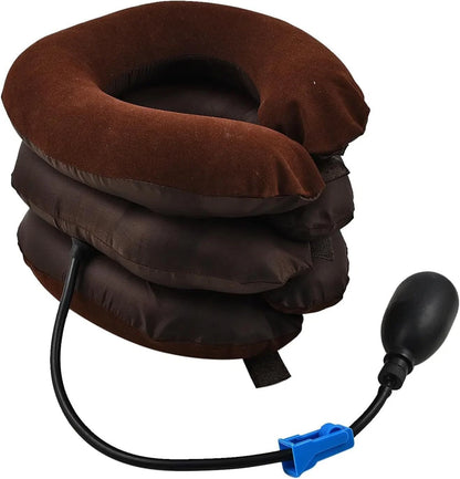 Lightweight material of neck traction device for comfortable wear