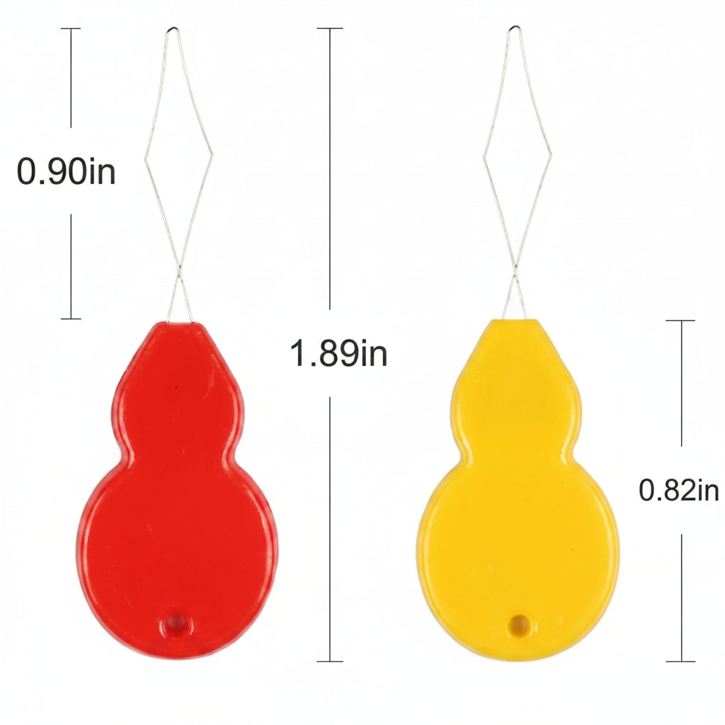Set of four needle threaders included in package