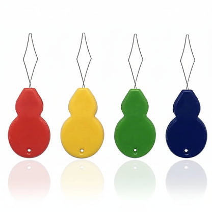 Needle threader tool set for easy hand and machine sewing