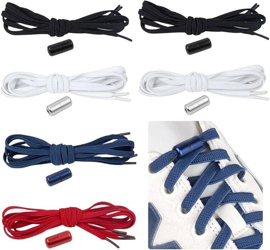 No tie elastic shoe laces for trainers and boots conversion