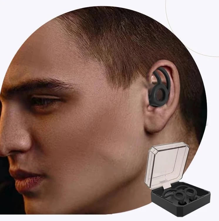 Noise cancelling sleep ear plugs close detail comfortable fit