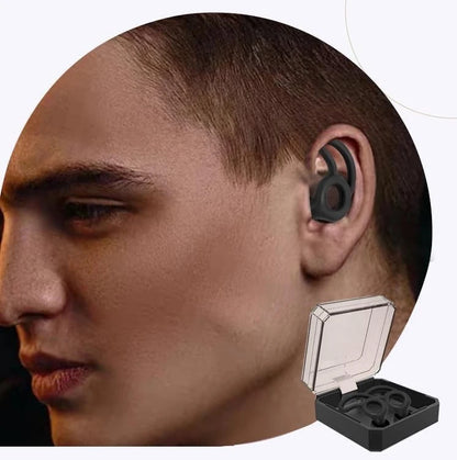 Noise cancelling sleep ear plugs close detail comfortable fit