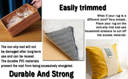 Non slip floor rug grip used for kids safe home environment