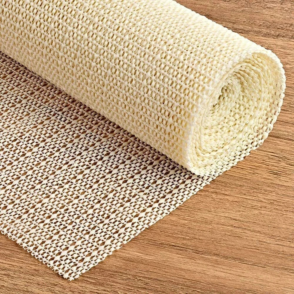 Non slip rug gripper underlay for carpet stability