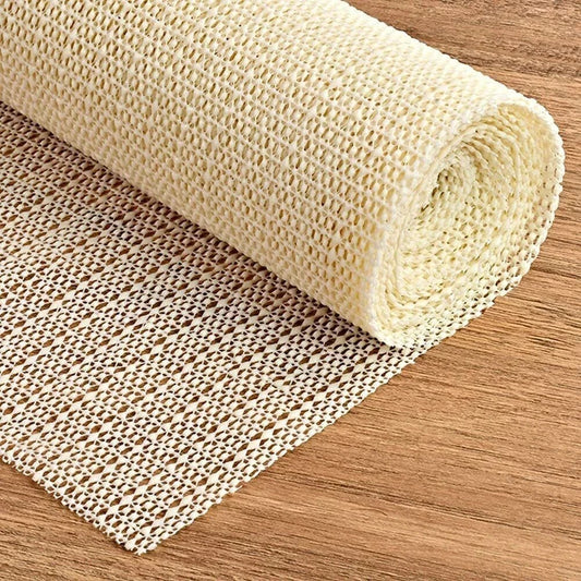 Non slip rug gripper underlay for carpet stability