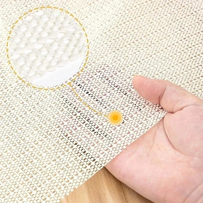 Non slip rug underlay roll used for carpet and rug grip on floors