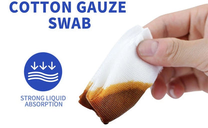 Non woven swabs used for wound cleaning