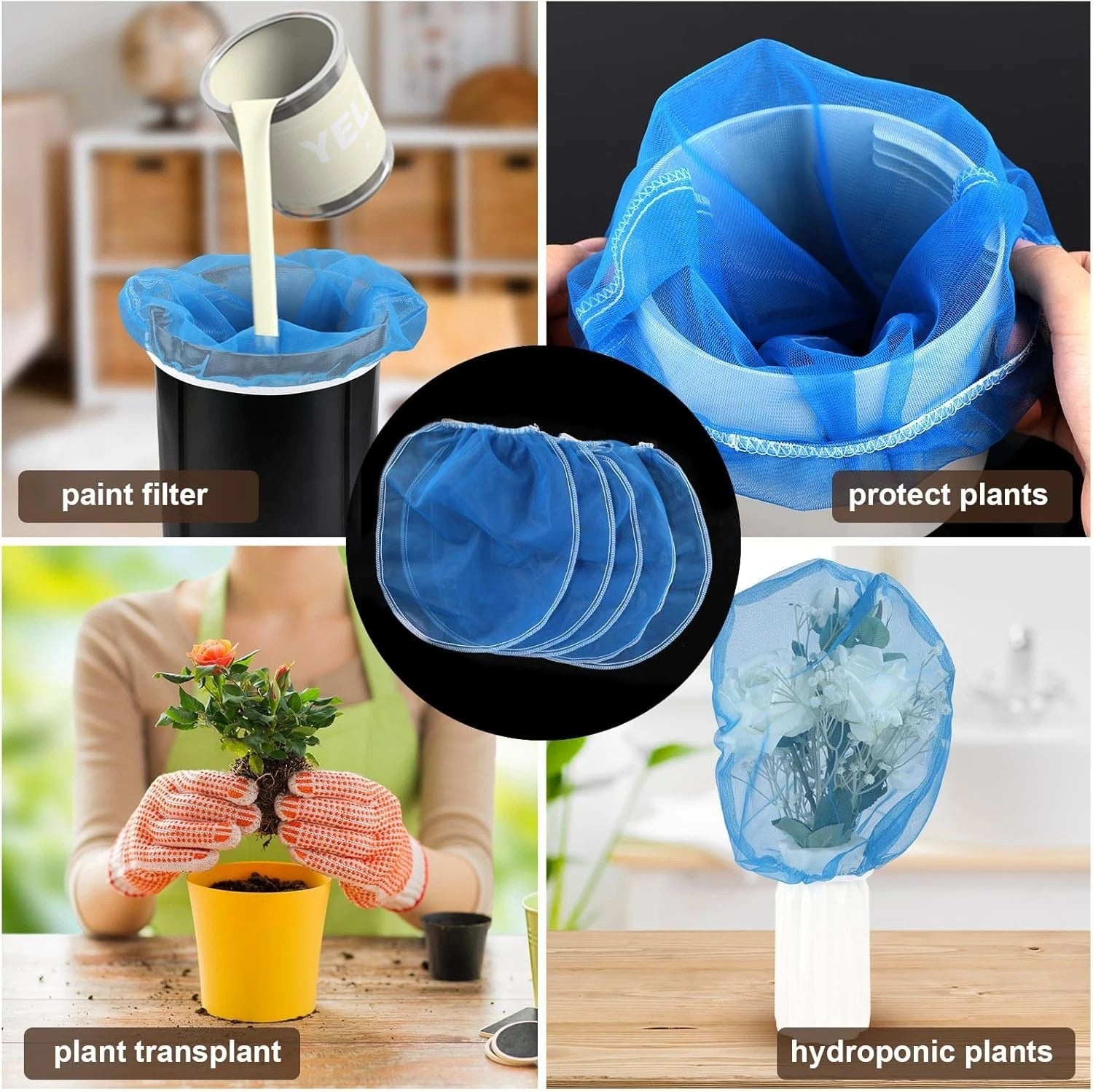 Nylon dacron strainer bag used for filtering paint and liquids