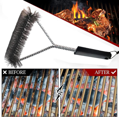 Outdoor grill cleaning tool used for barbecue maintenance