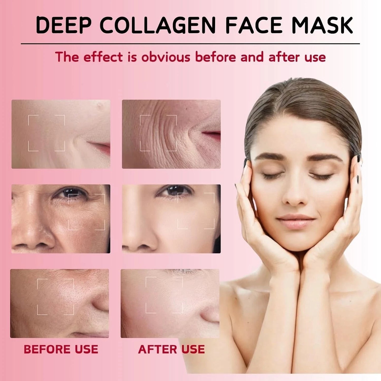 Overnight sleeping face mask for dry skin hydration care