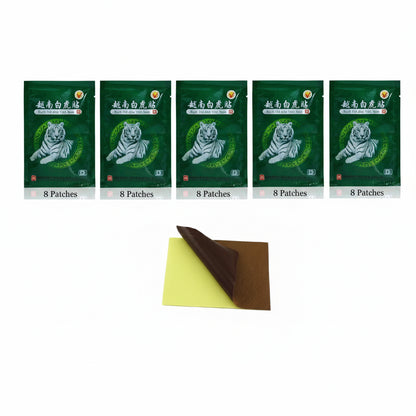 Multi pack of pain relief patches for repeated use