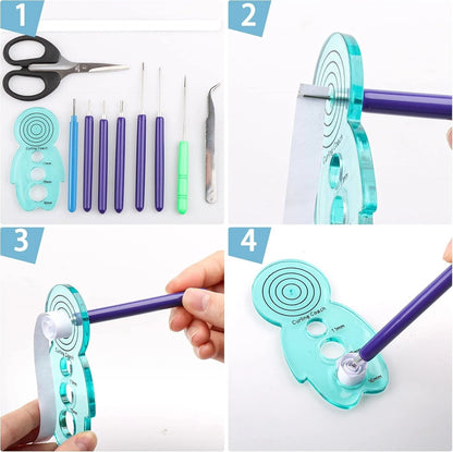 Paper quilling beginner kit for DIY projects