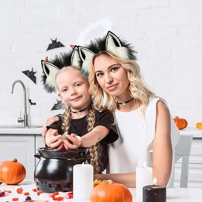 Party cat costume accessories set for themed events