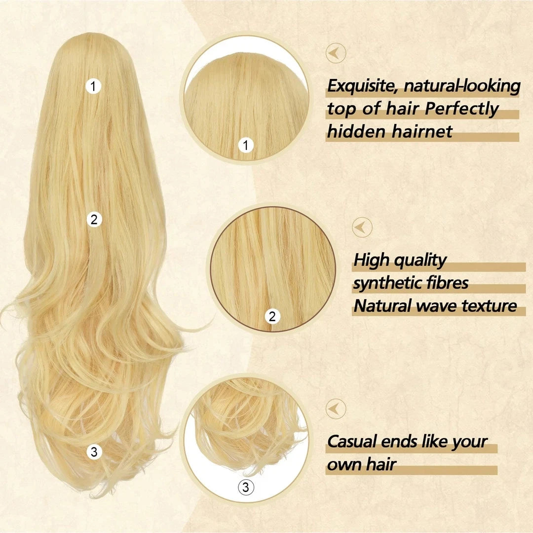 Party wig women blonde long hair style