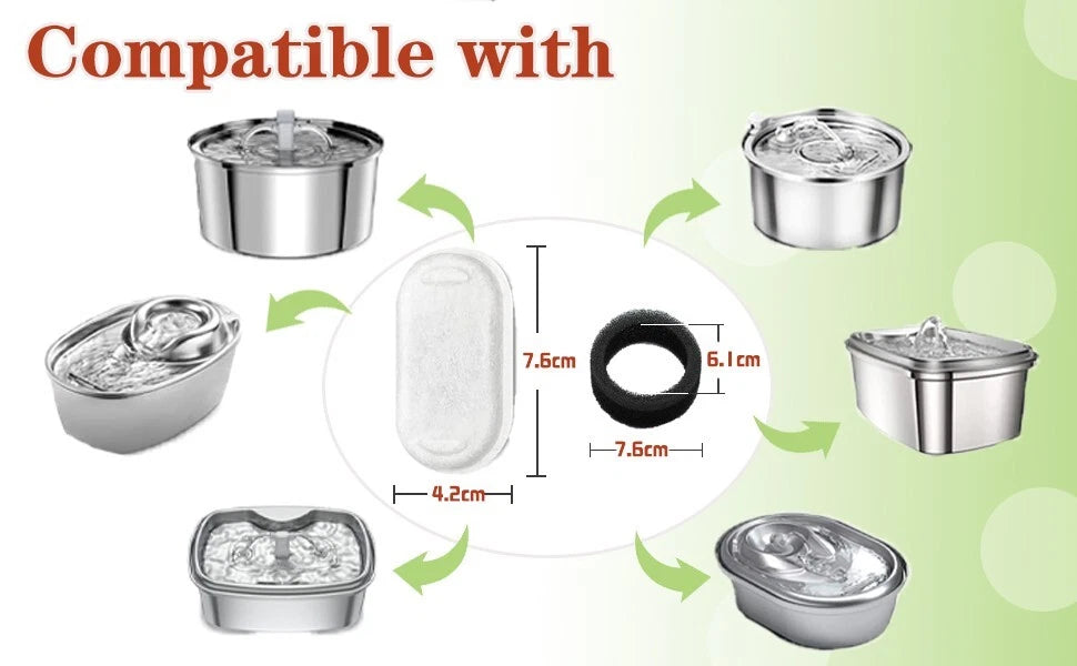 Comparison of clean versus dirty water using filter