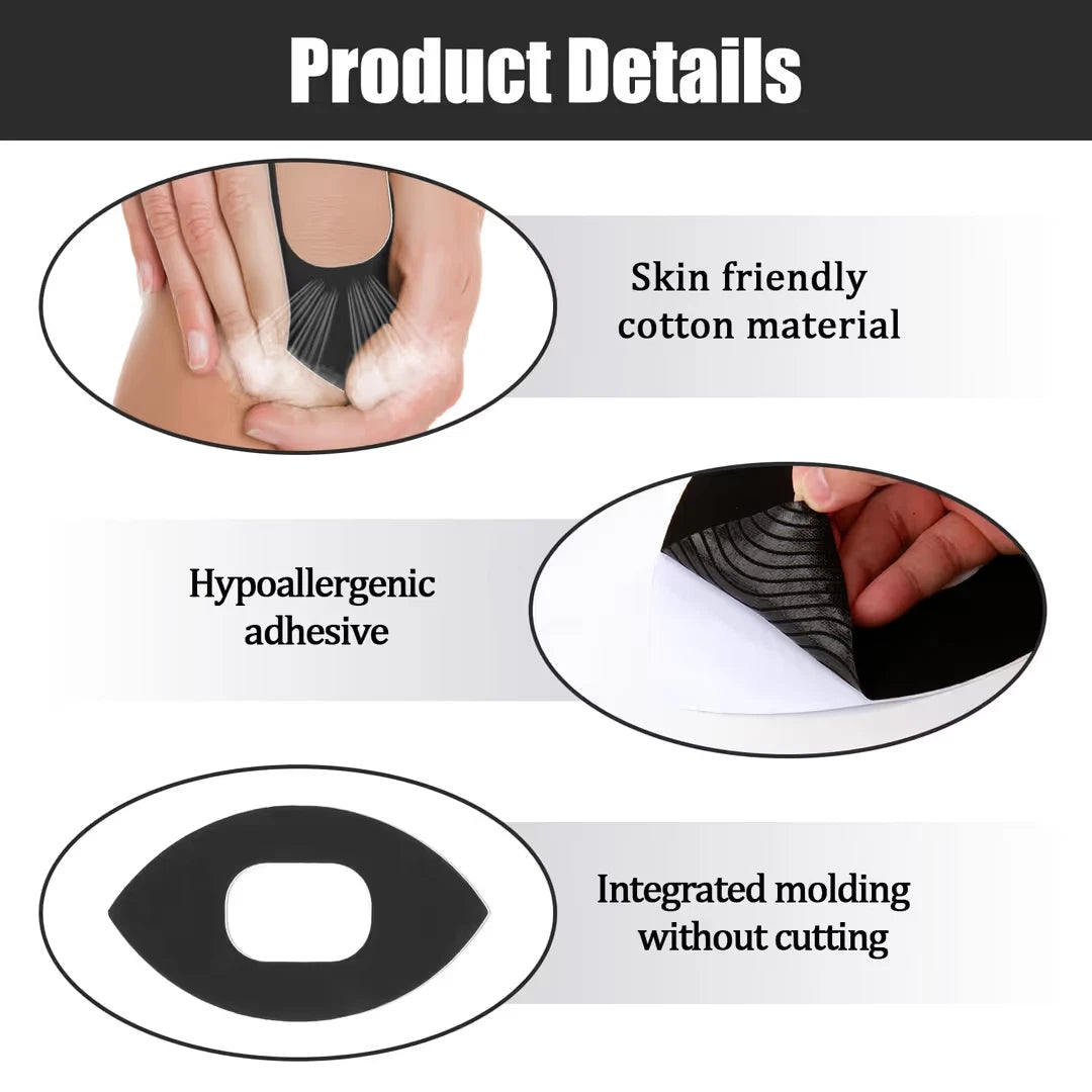 Physio kinesiology tape used for injury recovery support