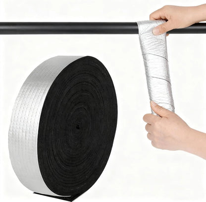 Pipe insulation foam foil tape for thermal protection and energy saving