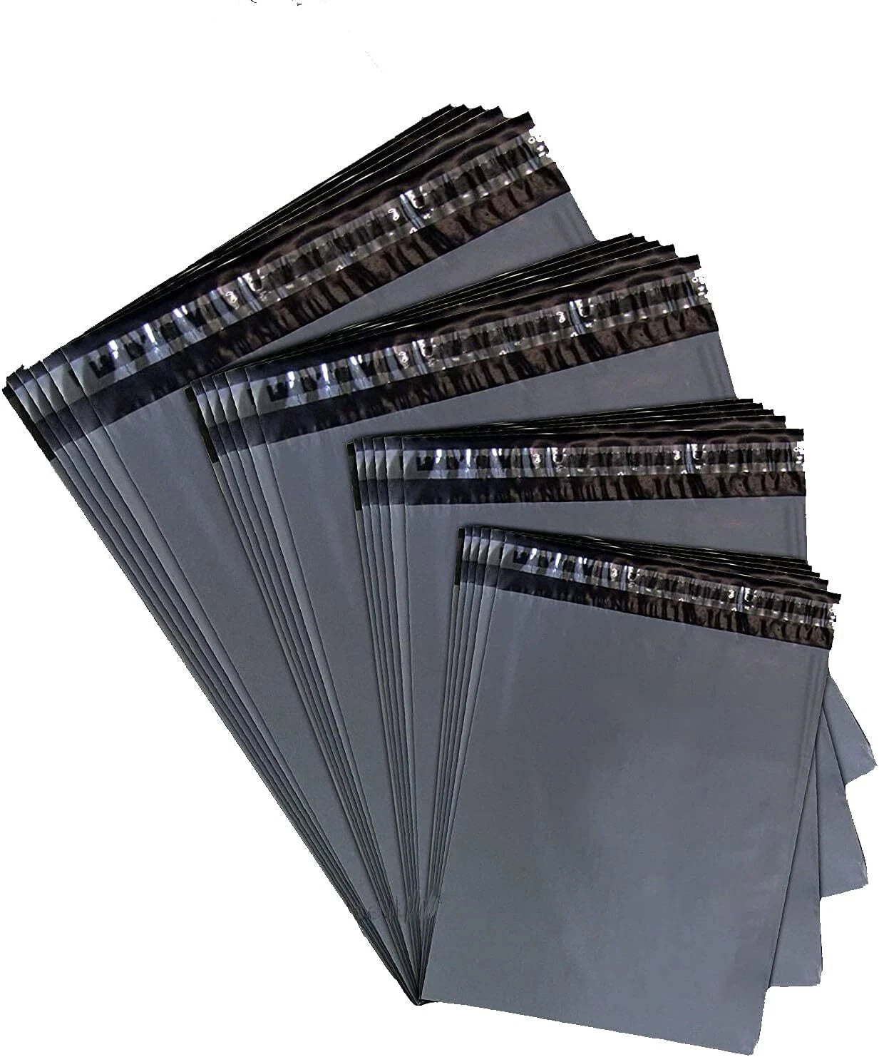 Plastic postal bags used for online seller packaging