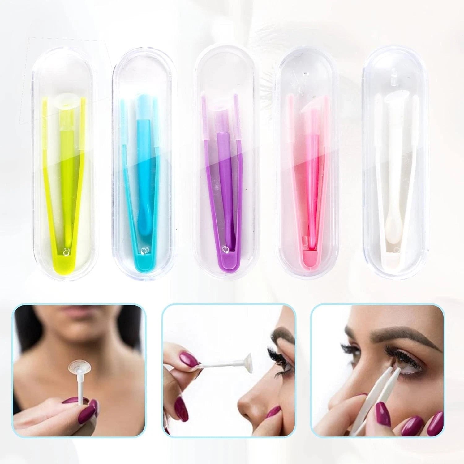 Portable contact lens tool kit for travel use