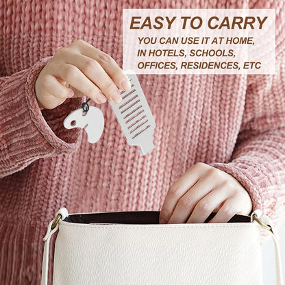 Portable door security lock hardware showing durable design