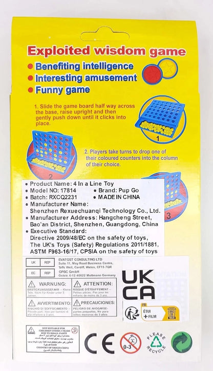 Portable family board game for fun entertainment at home or travel
