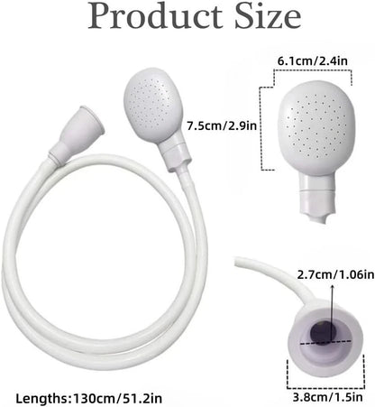 Portable pet wash spray attachment for easy bathing pets