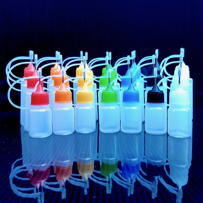 Precision needle tip bottles for glue and craft application