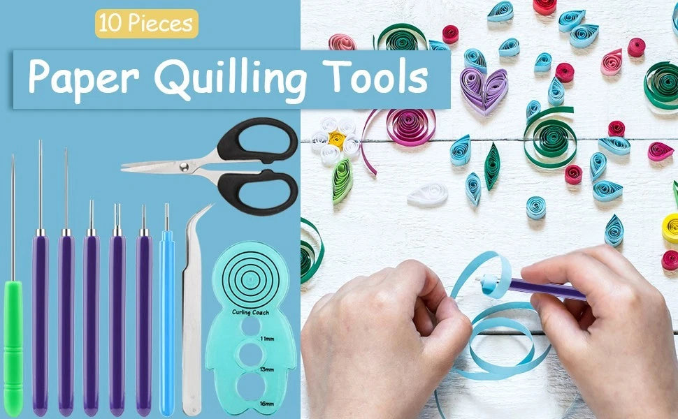 Quilling needle tool used for precise paper craft work