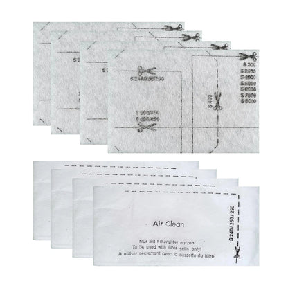 Replacement vacuum bags used for home cleaning